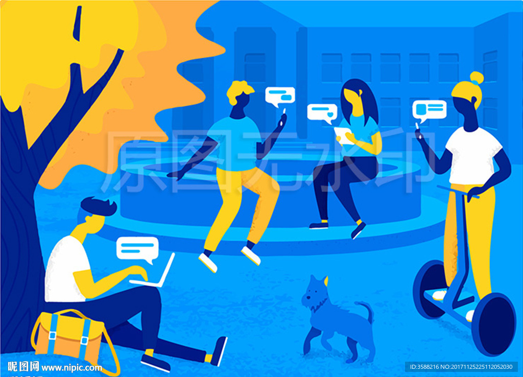 五四青年节手绘插画海报AI广告设计素材海报模板免费下载-享设计