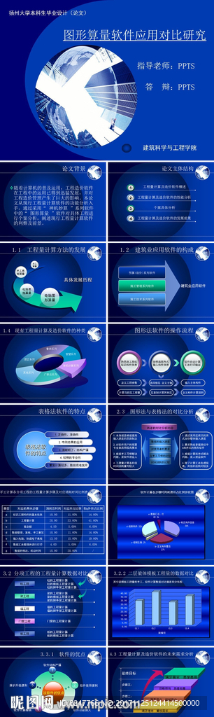 軟件應(yīng)用對(duì)比研究PPT模板