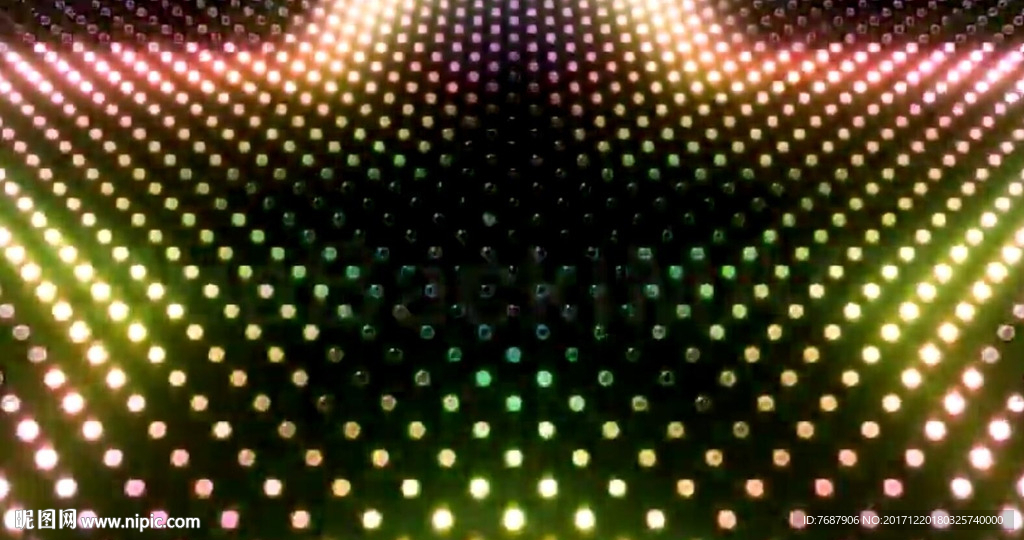 LED燈彩色五角星走燈