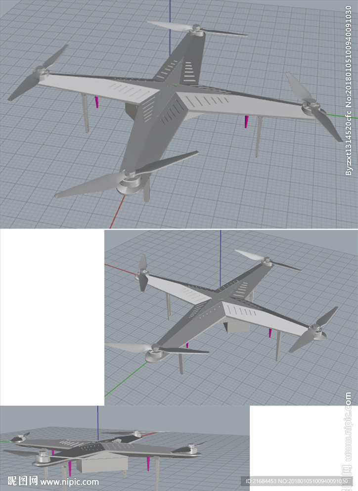 举报收藏立即下载关 键 词:无人机模型 无人机 无人机设计 飞机建模