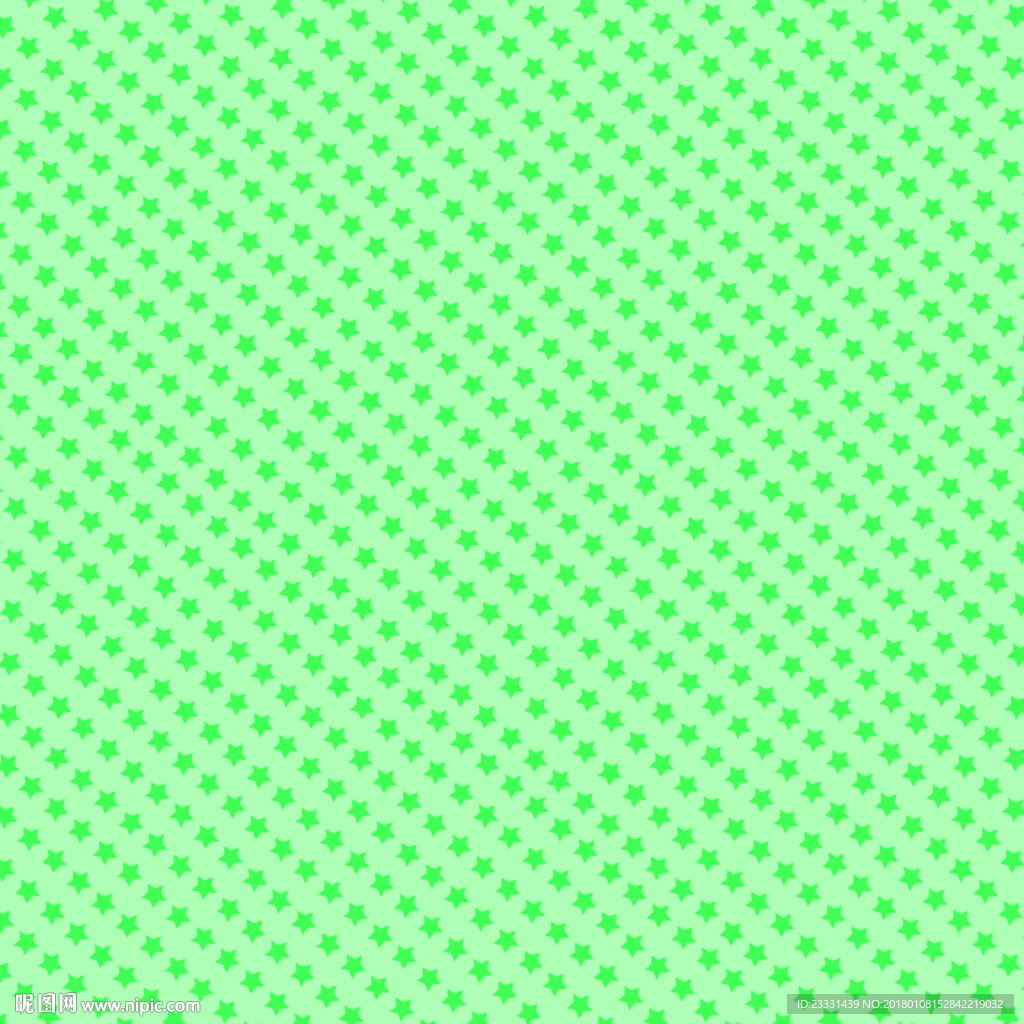 绿色五角小星星底纹