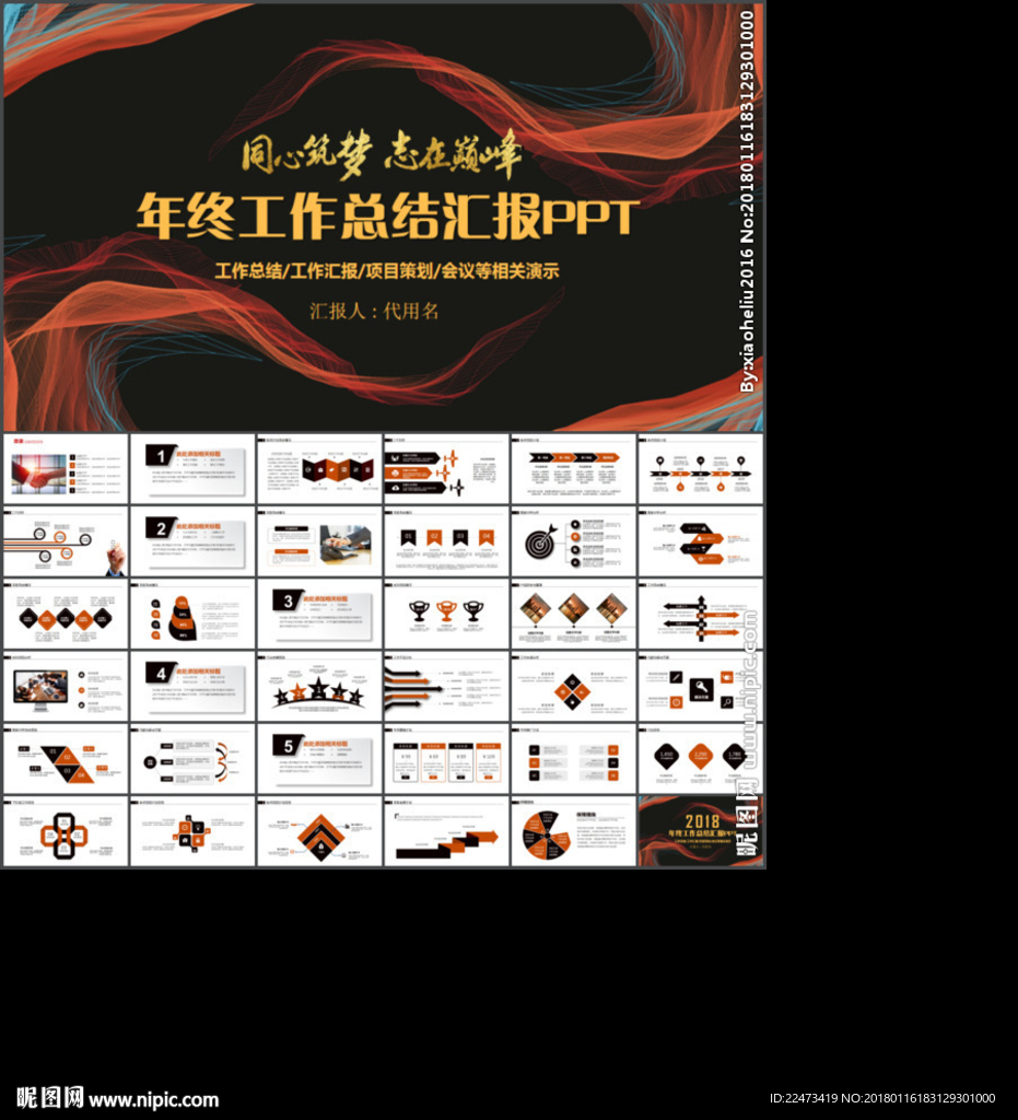 年終匯報(bào)PPT