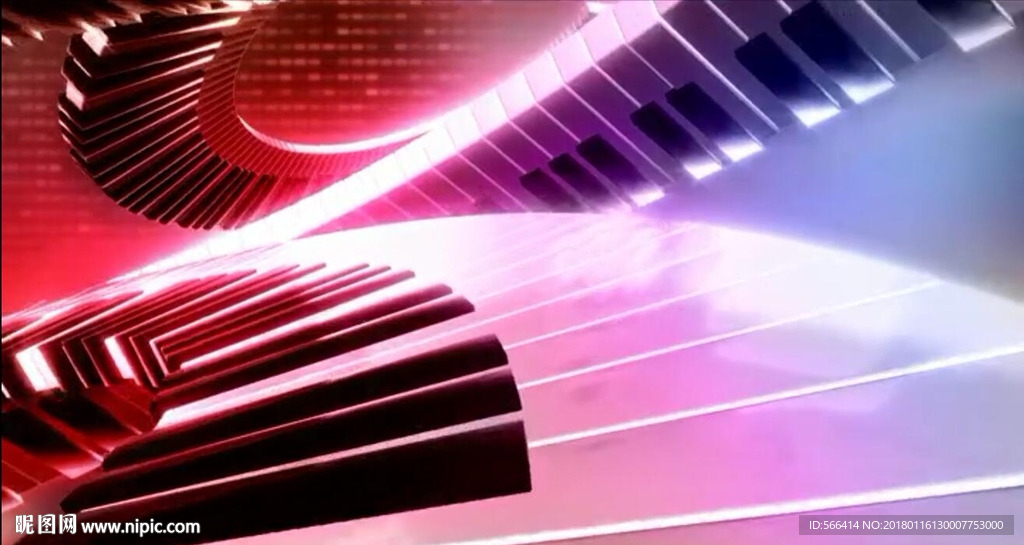 音樂音符視頻素材