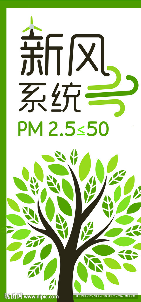 新風(fēng)系統(tǒng)指示牌