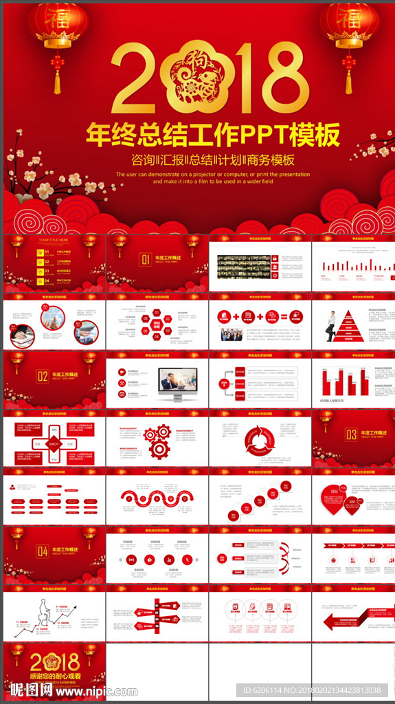 年终总结工作报告PPT