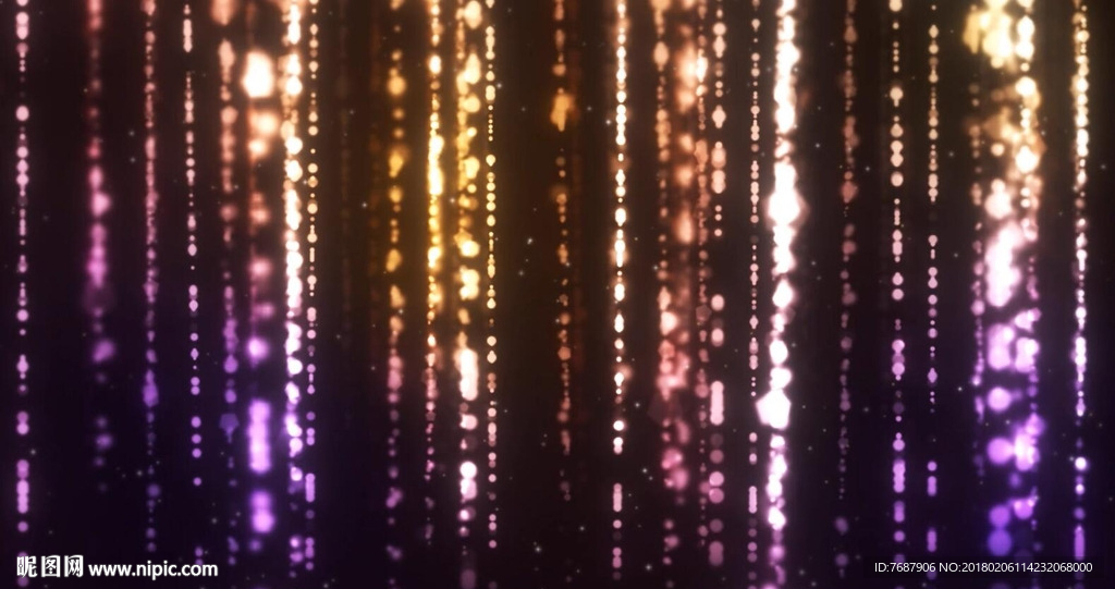 光斑粒子瀑布水晶簾