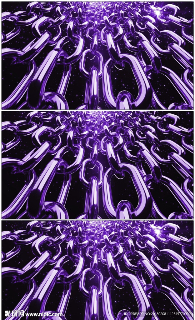 紫色铁链背景视频素材