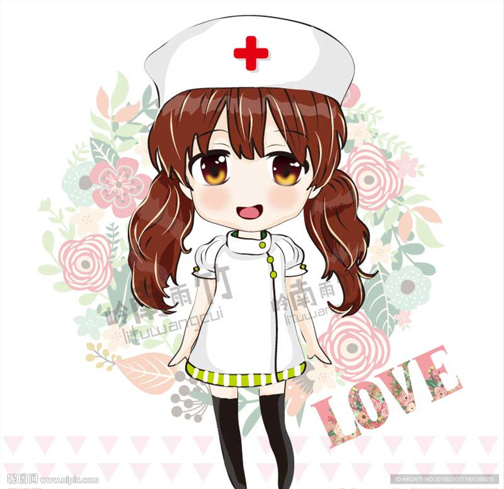 护士设计图__其他_动漫动画_设计图库_昵图网nipic.com