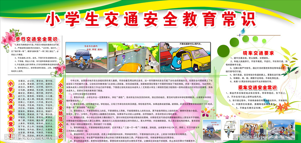 小学生交通安全教育宣传栏