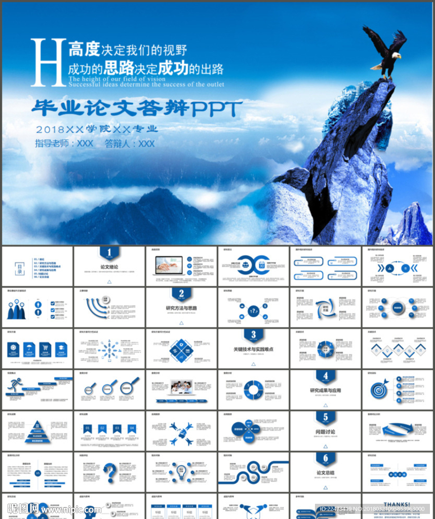 畢業答辯學術報告ppt