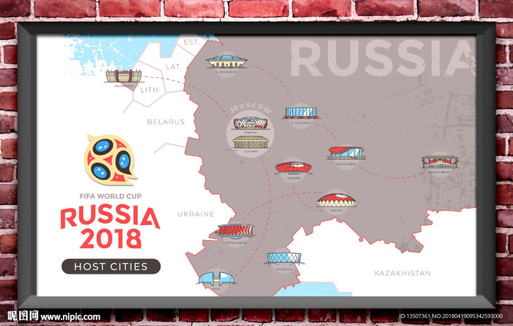 世界杯足球场地分布图背景设计