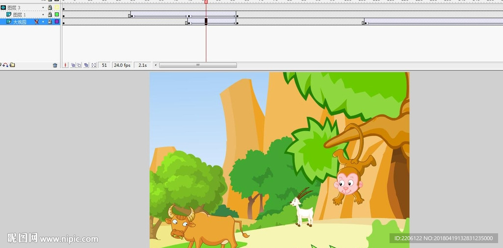 森林小动物动画10秒