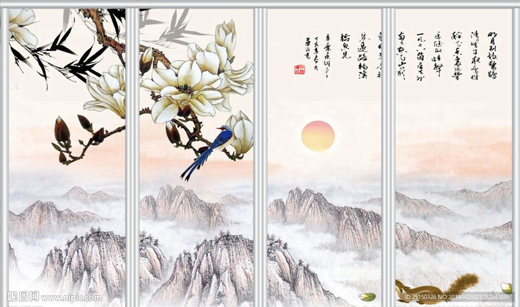西江月中式移門