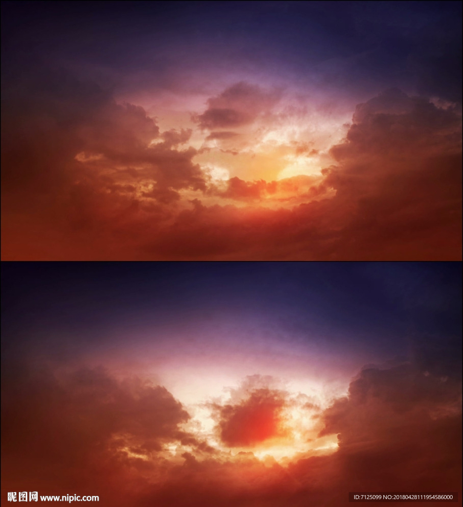 夕陽晚霞