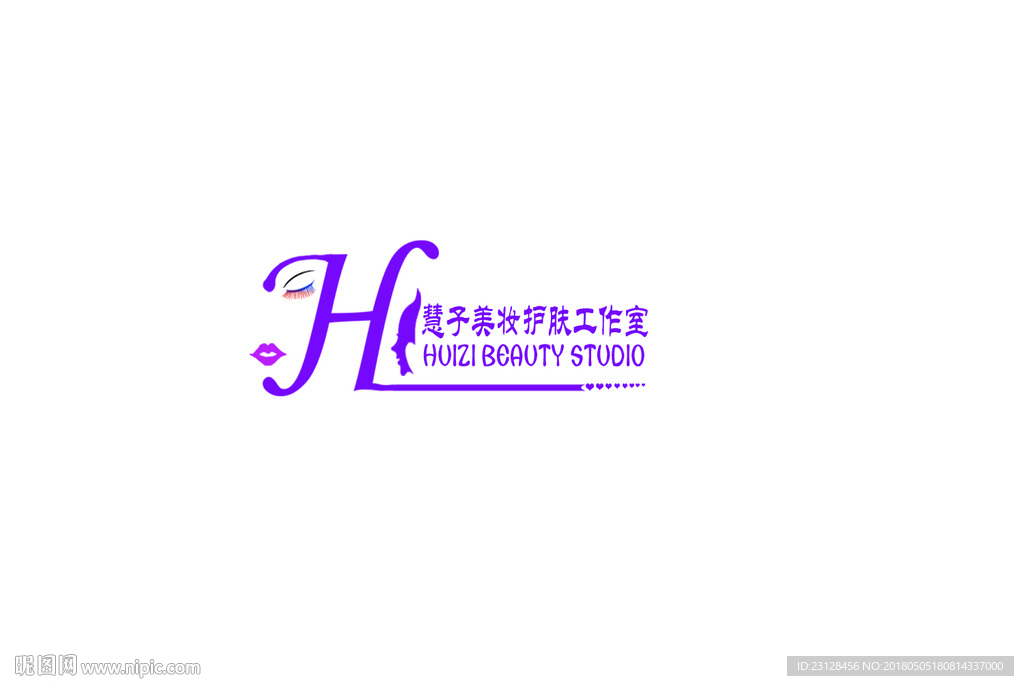 慧子美妆logo