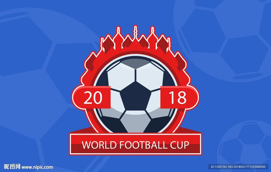 2018世界杯背景设计蓝色背景