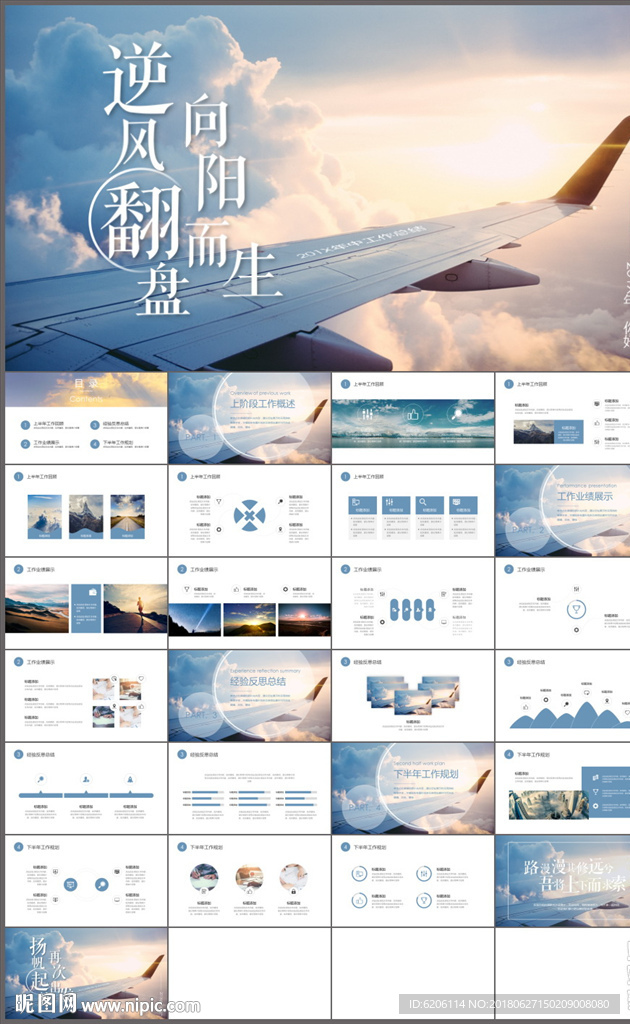年中總結(jié)報告PPT