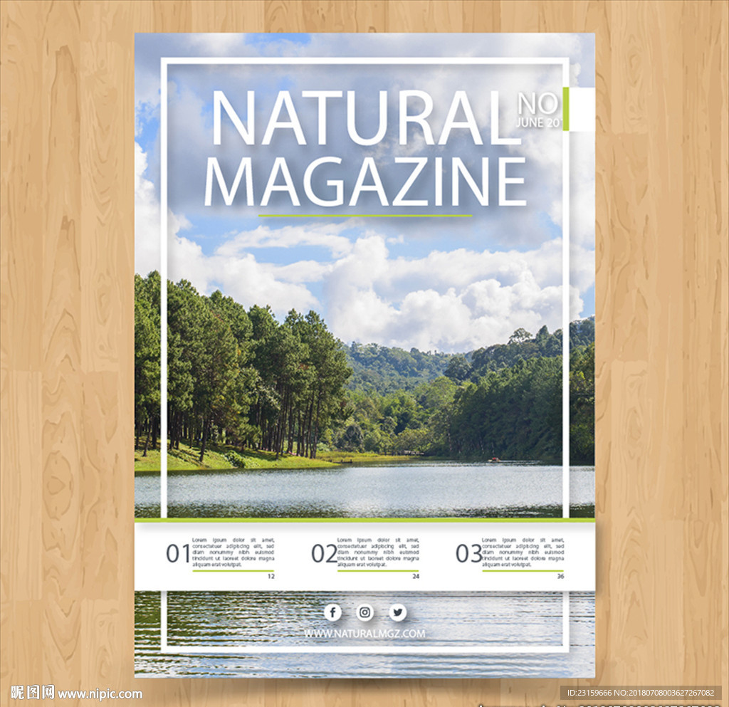 自然风景环境保护杂志封面