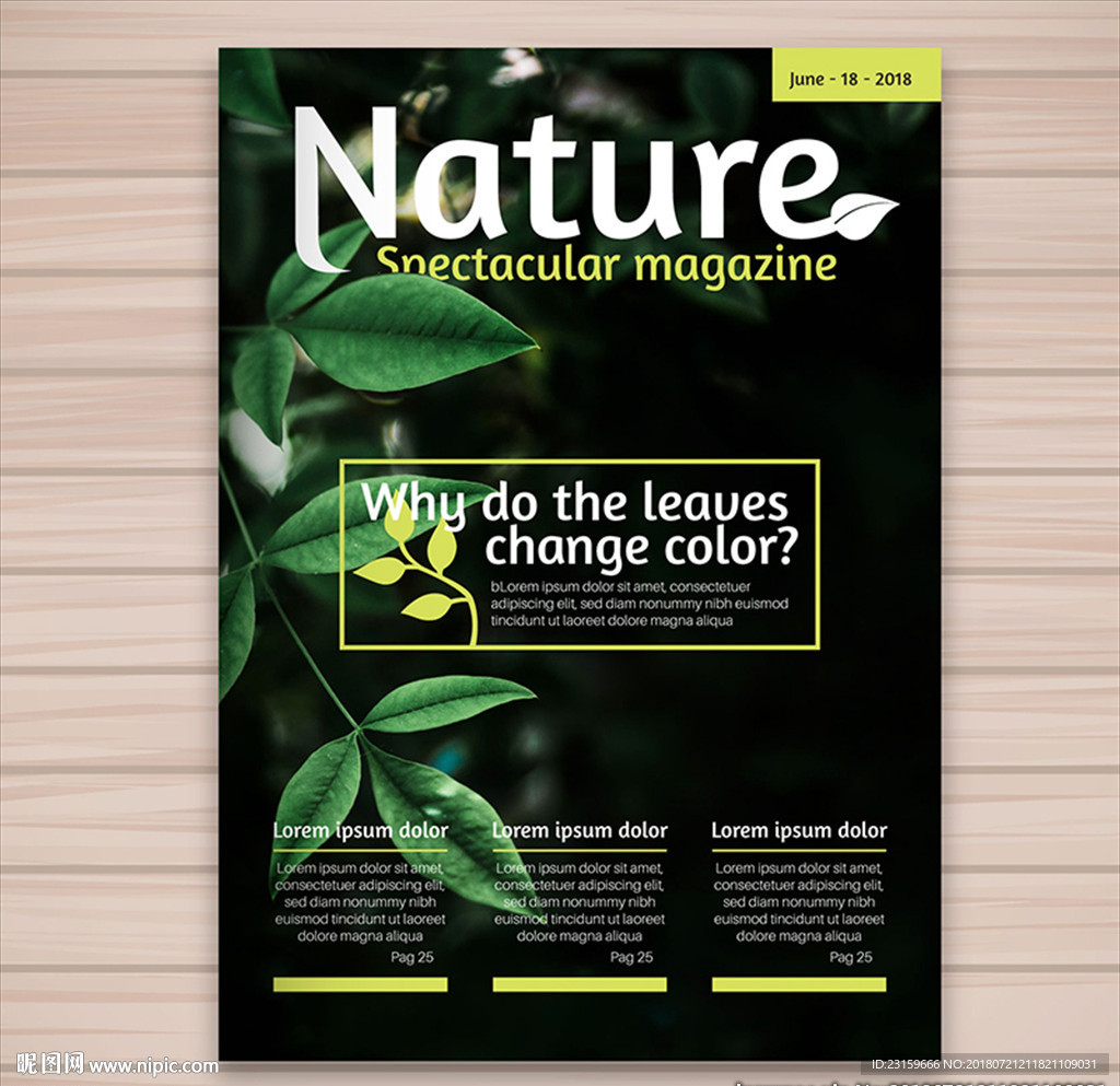 自然环境保护植物杂志封面