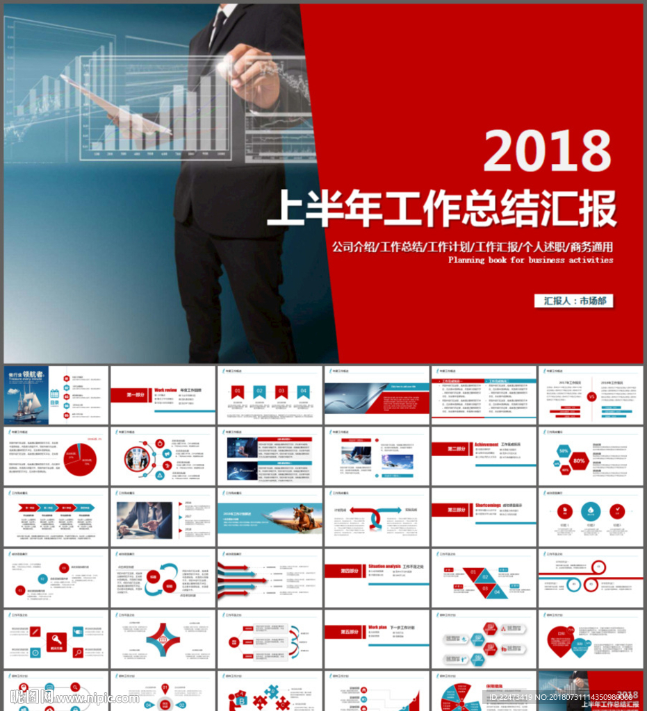 2018上半年工作總結(jié)PPT