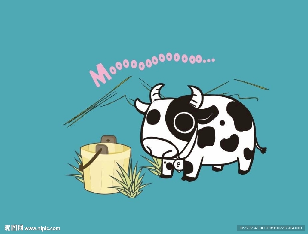 牛奶 动物 图案