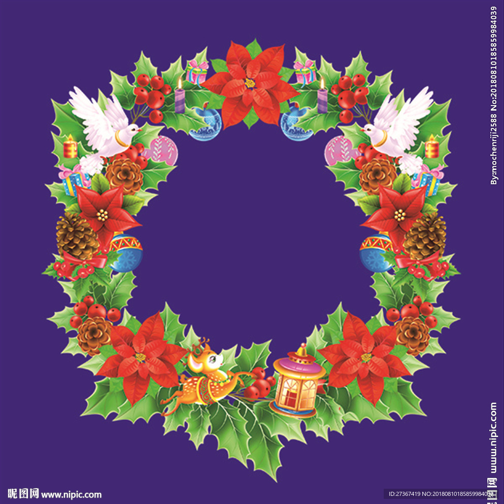 圣誕節(jié)花環(huán)