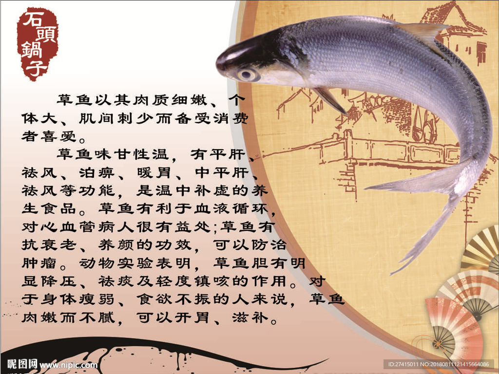 鱼 照片墙 中国风 装饰 古典