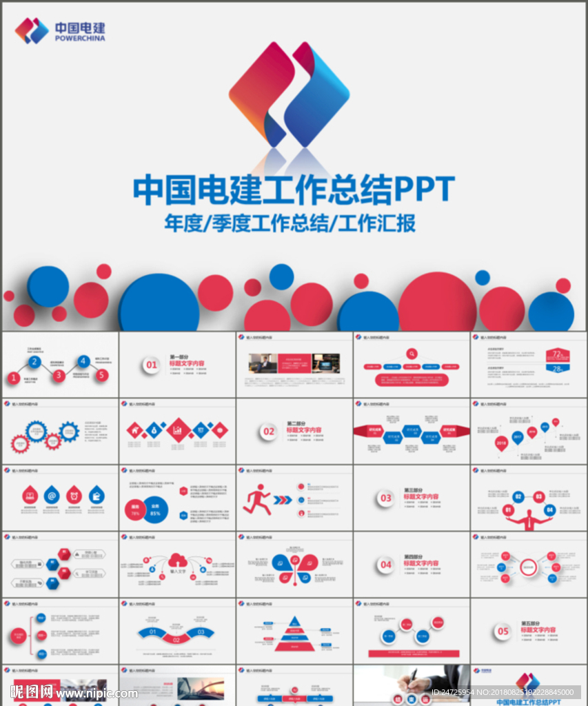 中国电建集团2018汇报PPT