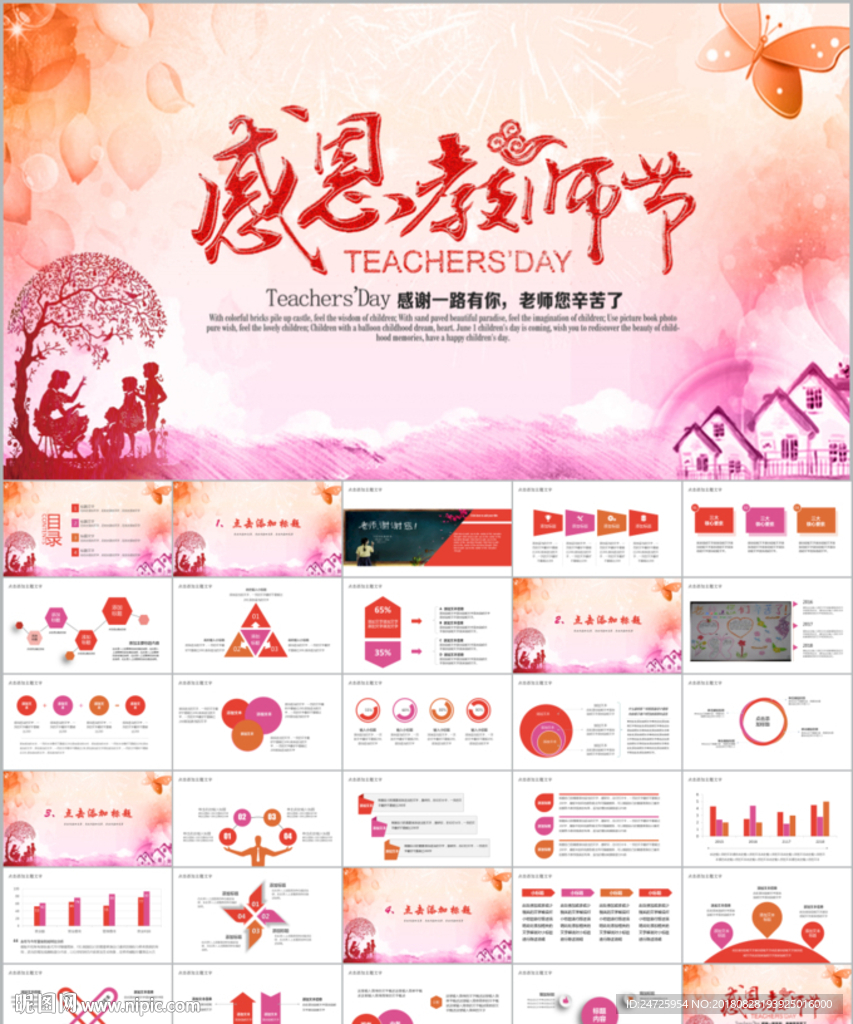 感恩教師節(jié)教育教學(xué)PPT