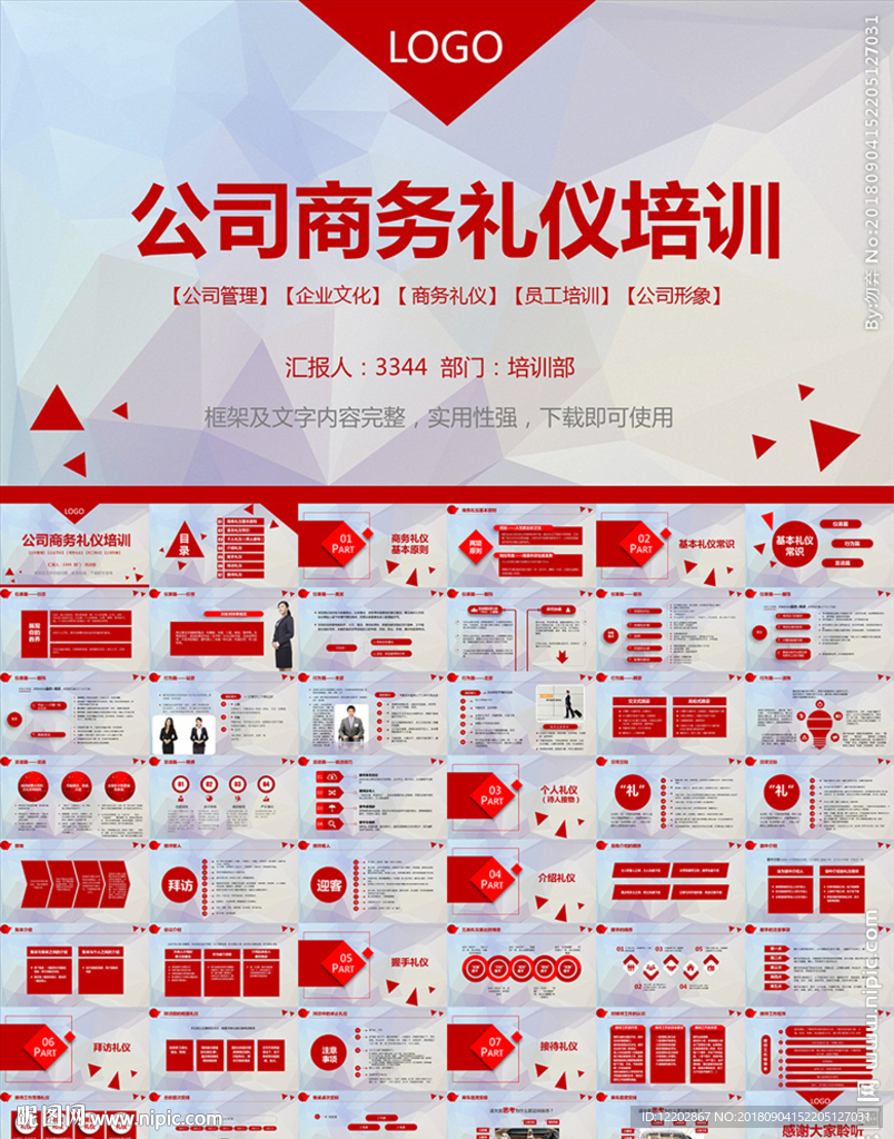 公司員工商務(wù)禮儀培訓(xùn)課件PPT
