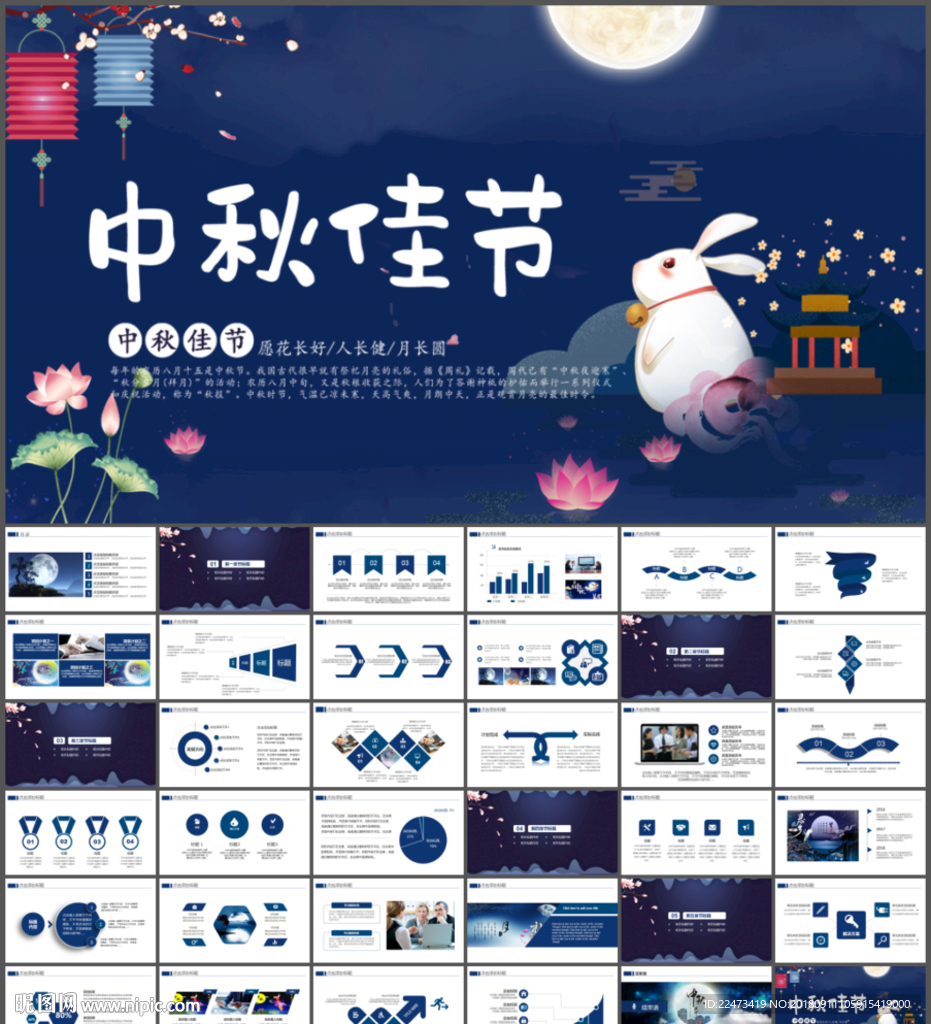 中秋節(jié)PPT模板
