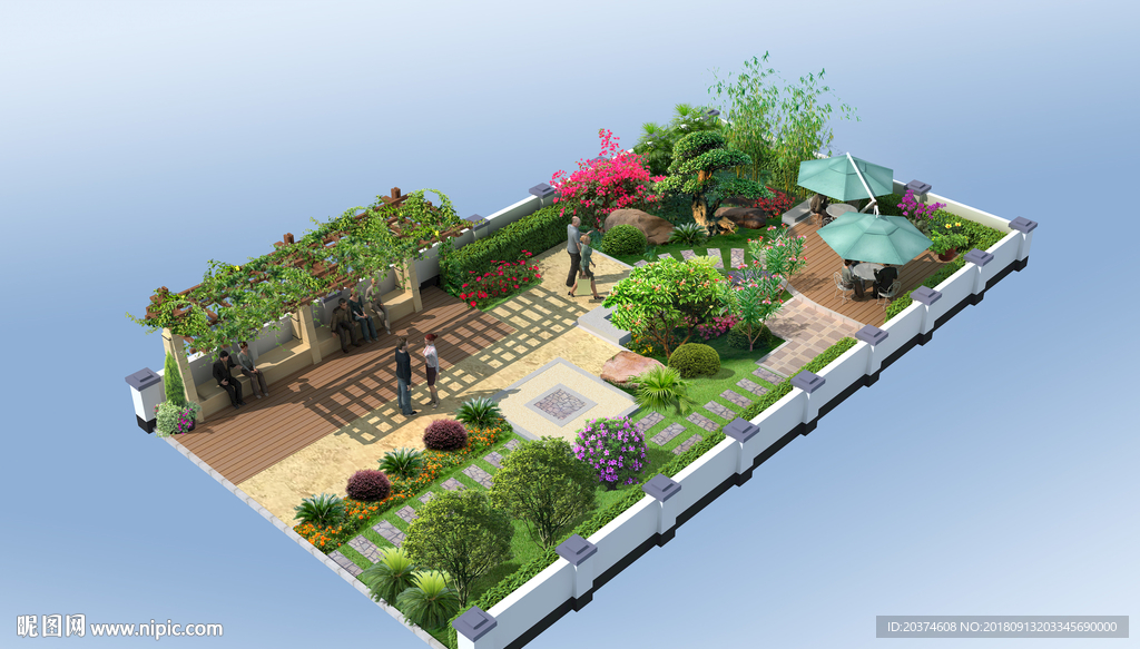 屋頂 屋頂花園 城市景觀