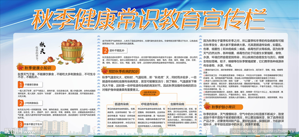 健康教育宣傳欄展板