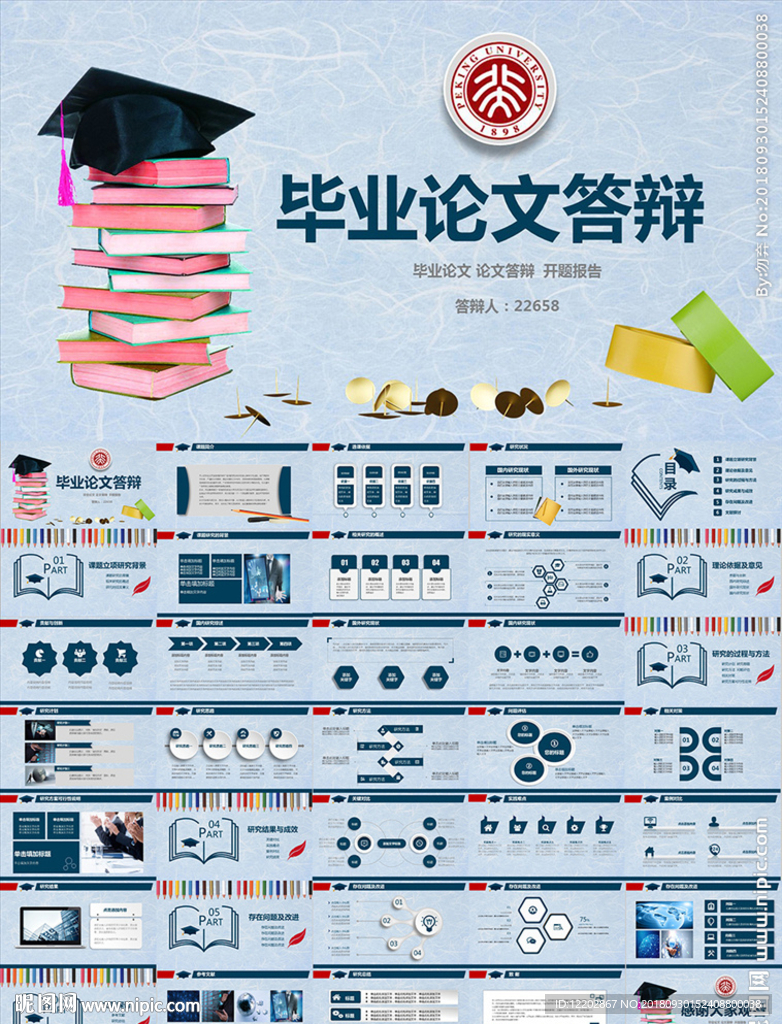 大學(xué)生畢業(yè)論文答辯PPT