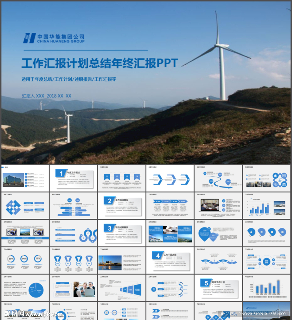 中國華能集團(tuán)公司工作總結(jié)PPT