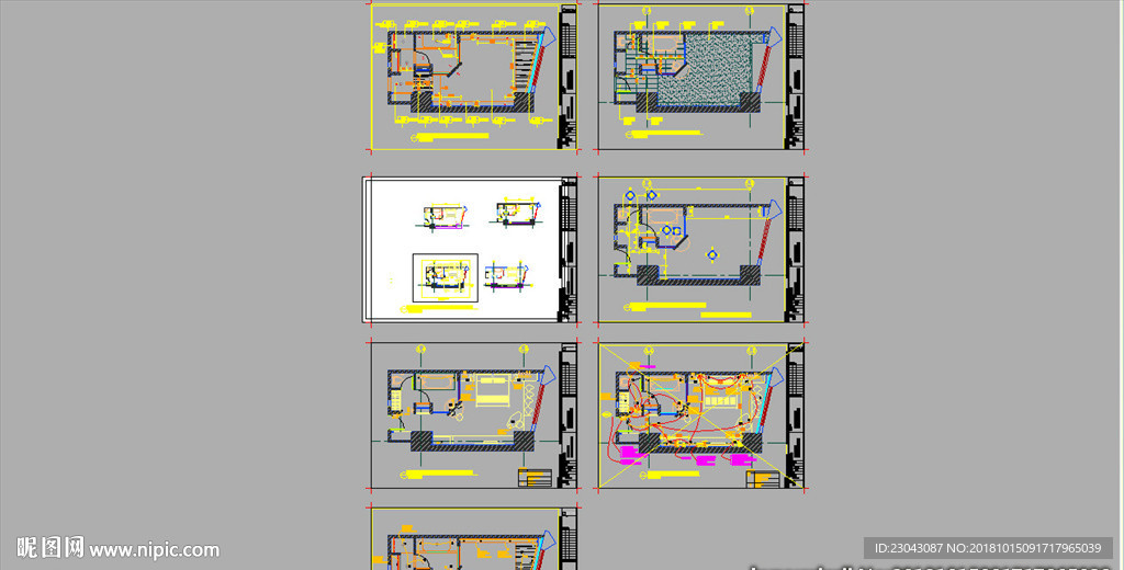 酒店装饰图CAD结构图