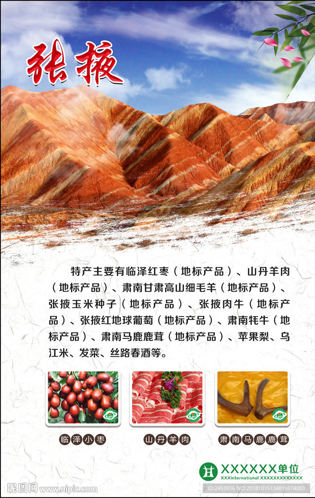 張掖特色文化展板