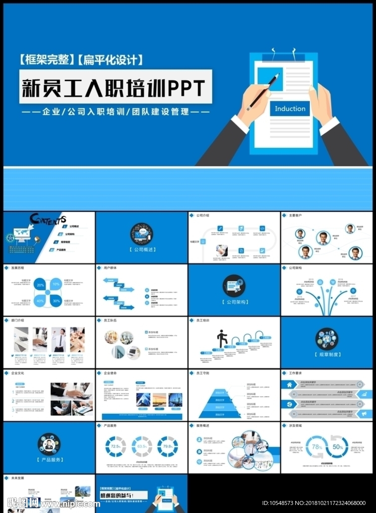企業公司新員工入職培訓PPT