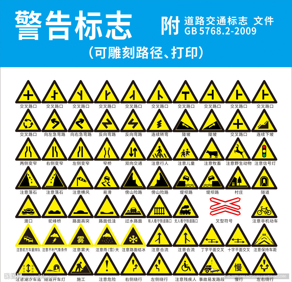 道路标志交通安全示意图交通标志图片素材免费下载 - 觅知网