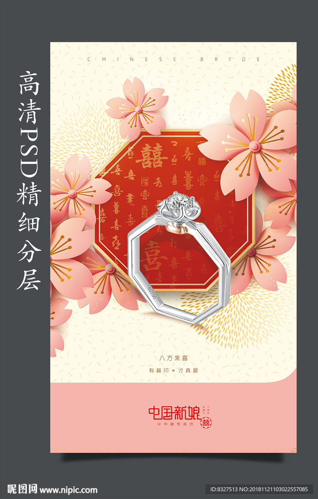 中国新娘珠宝海报