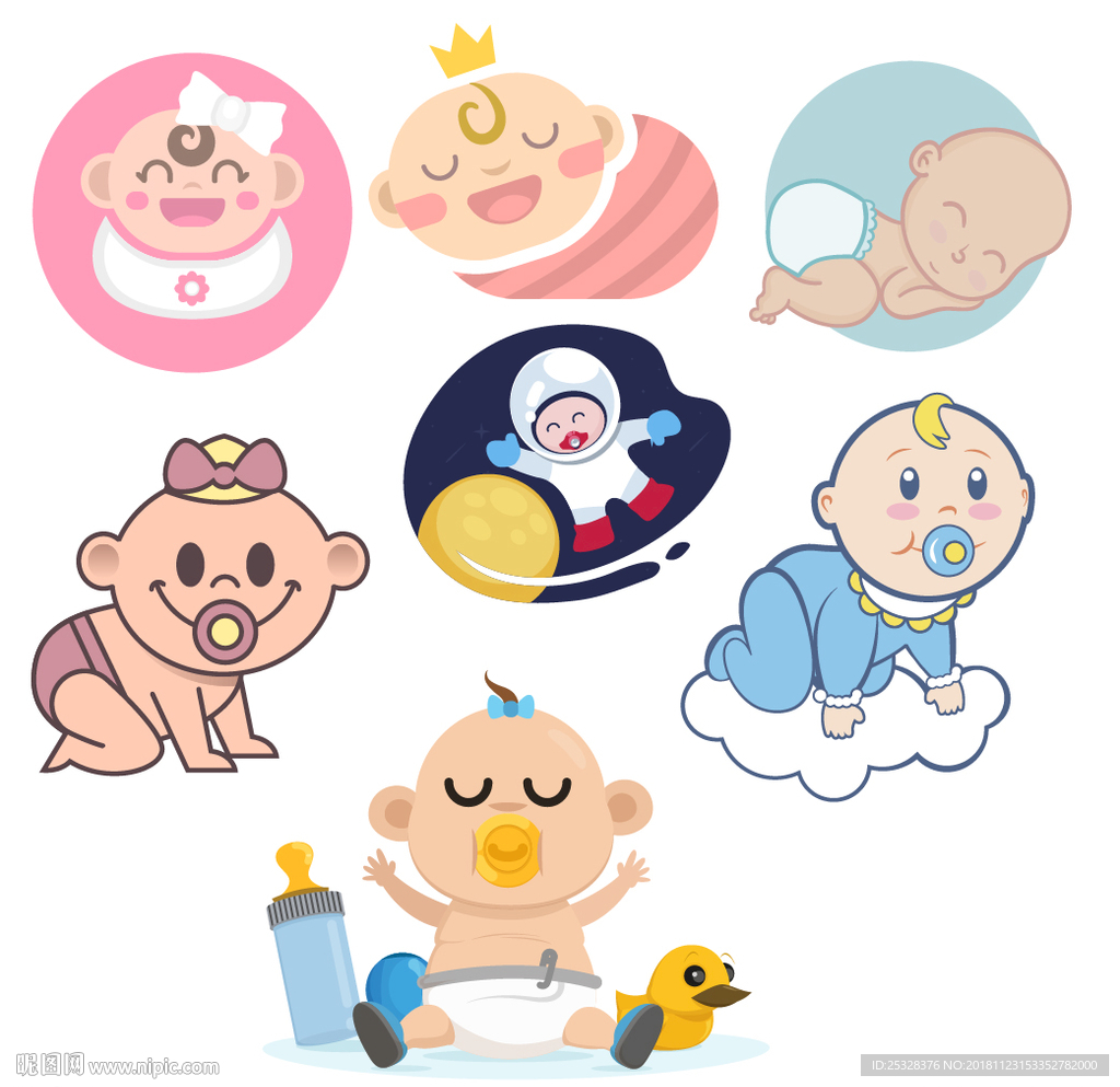 婴儿设计图__其他_动漫动画_设计图库_昵图网nipic.com