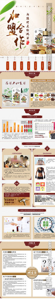 加盟合作 詳細頁面流程展示