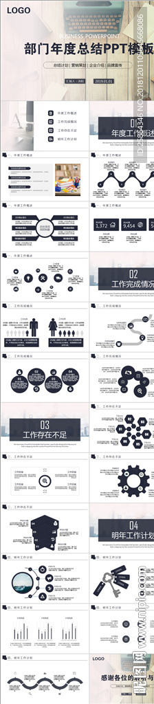 2019年終工作總結計劃匯報