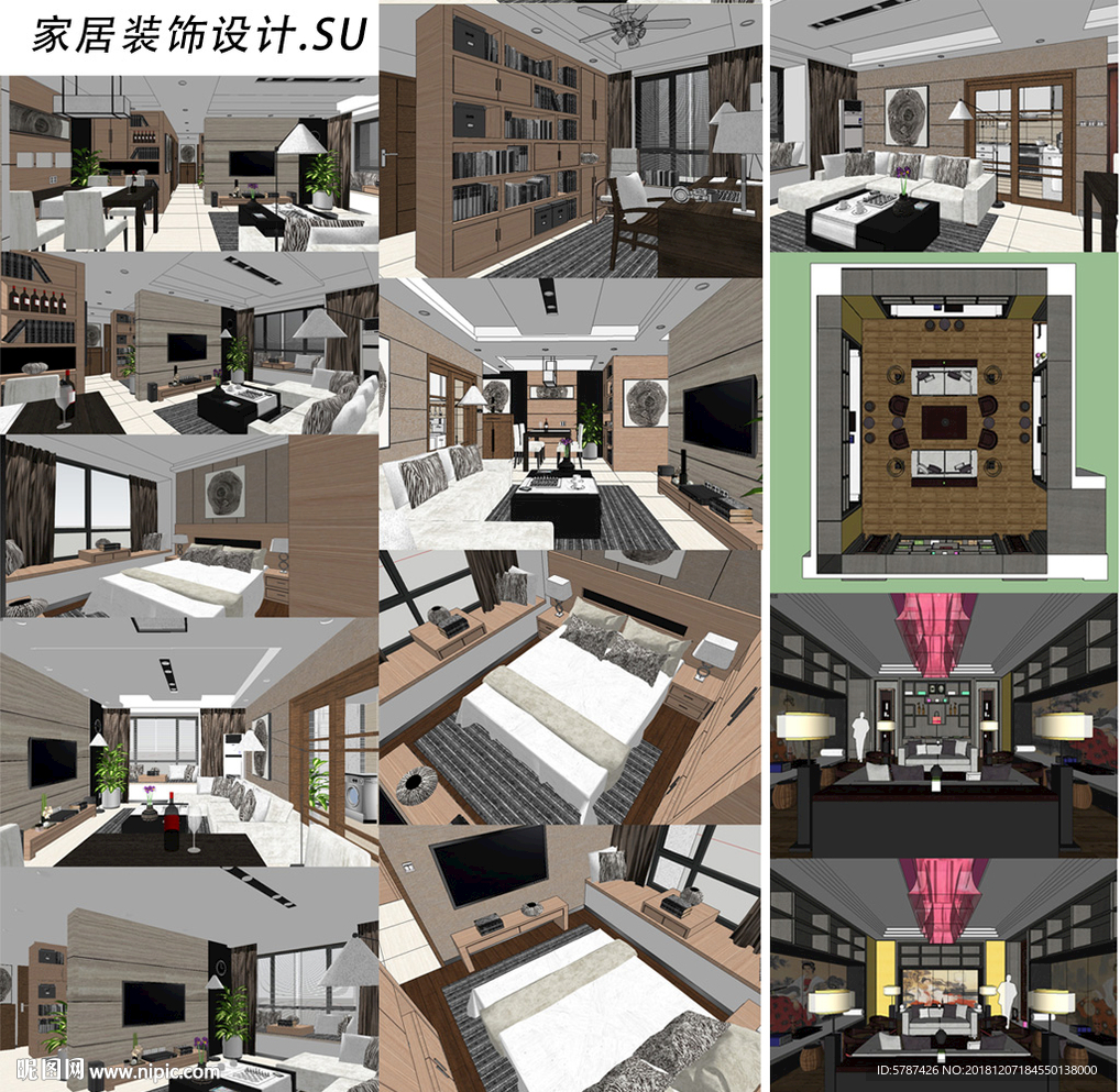現(xiàn)代住宅模型