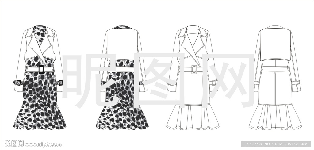 外套矢量圖