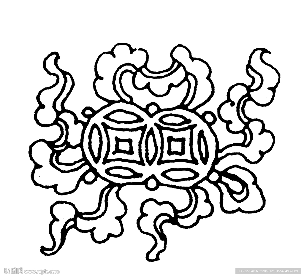 古代纹理 吉祥图案 伏羲八卦图片