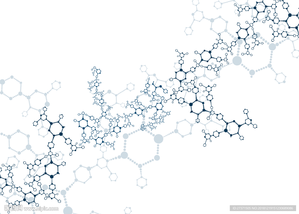 分子結(jié)構(gòu)背景矢量圖