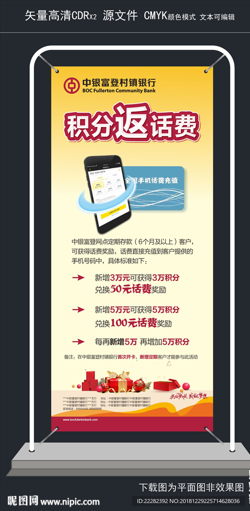 中銀富登活動 積分返話費