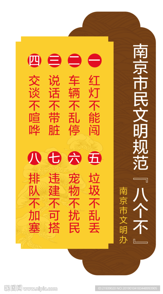南京市民文明規(guī)范8個不