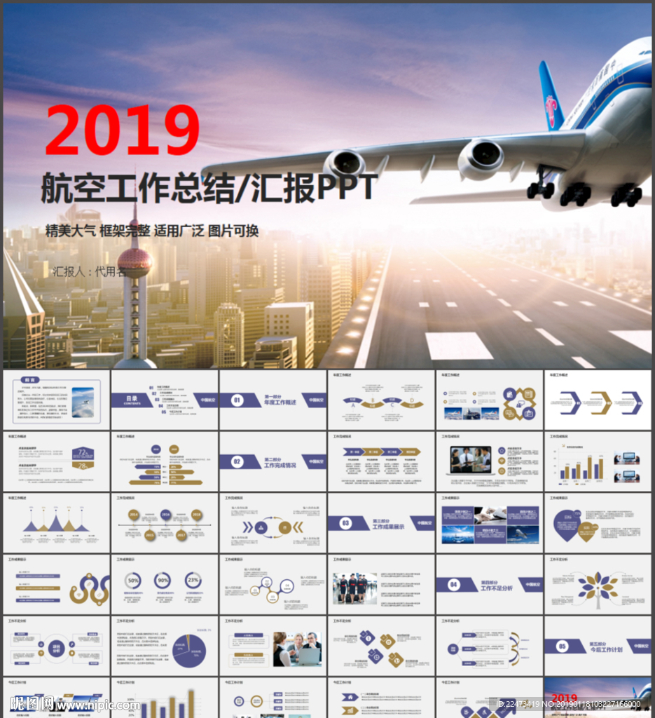 航空公司工作總結ppt